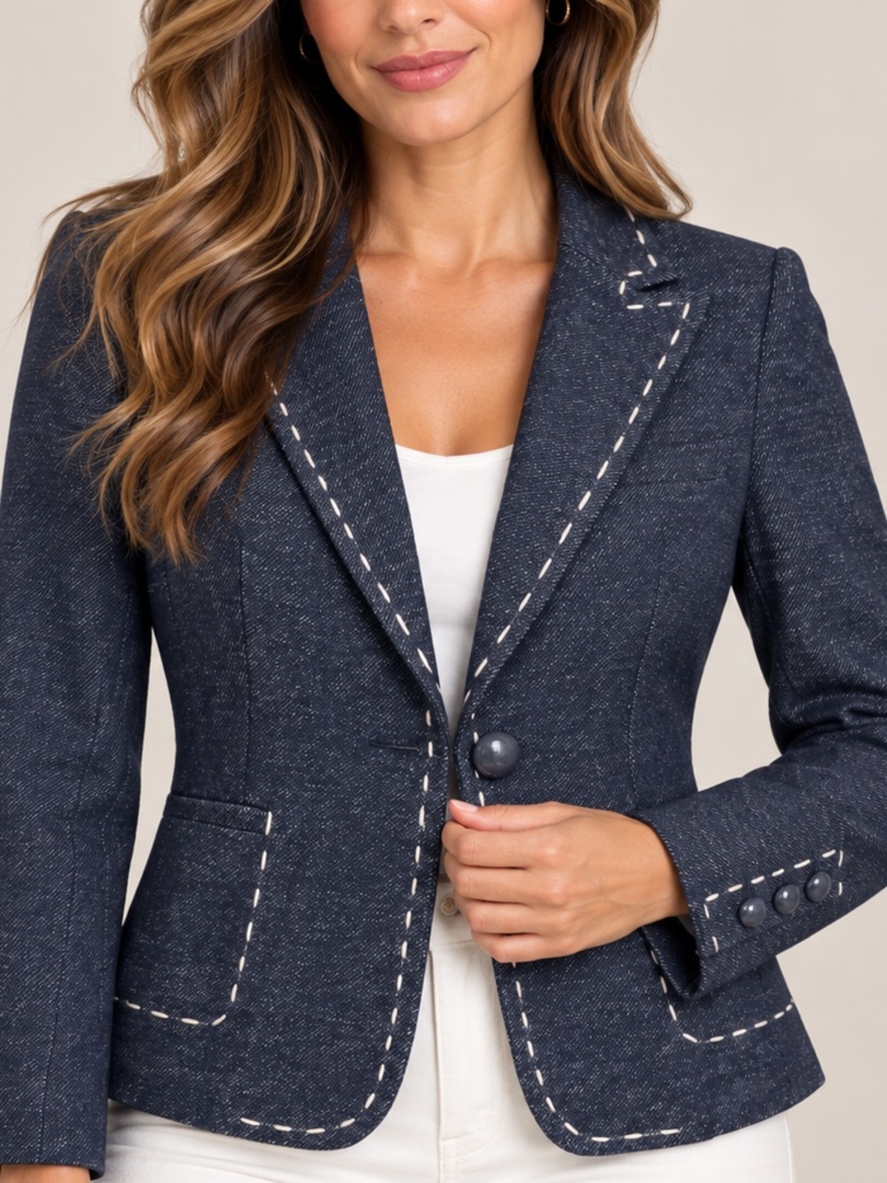 Sandra Angelozzi wool blazer.